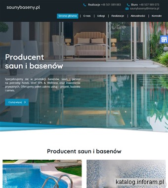 www.saunybaseny.pl firma budująca baseny
