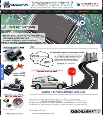 Profesjonalny Serwis Laptopów Kraków - Naprawy notebooków SCALCOM