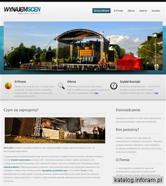 Wynajem scen Łódź