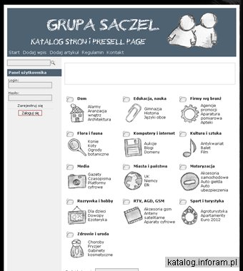 Katalog stron i presell page