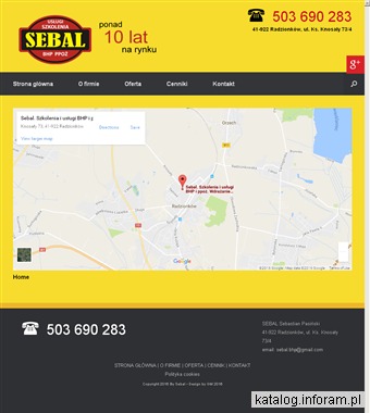 SEBAL szkolenia bhp Piekary Śląskie