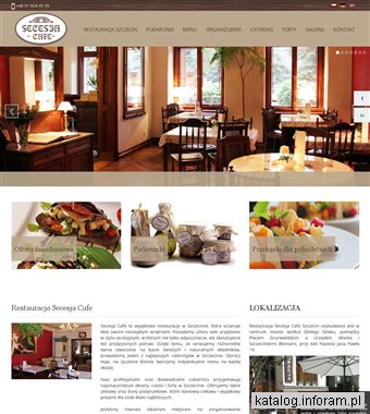 Restauracja Secesja Cafe w Szczecinie