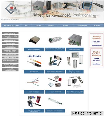 Światłowody, skrętka, szafy 19 - sprzęt światłodowody