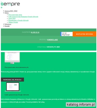 SEMPIRE Pozycjonowanie stron