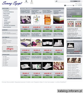 Pościel, ręczniki, koce, poduszki, kołdry sklep internetowy