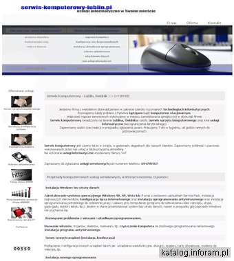 Serwis Komputerowy - Lublin, Świdnik - Pogotowie komputerowe, pomoc, naprawa