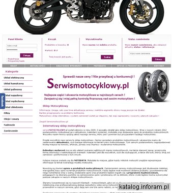 Sklep motocyklowy - akcesoria i części