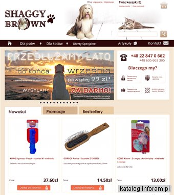 ShaggyBrown.pl - Internetowy Sklep Zoologiczny