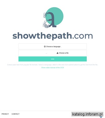 Showthepath.com - Darmowy OCR