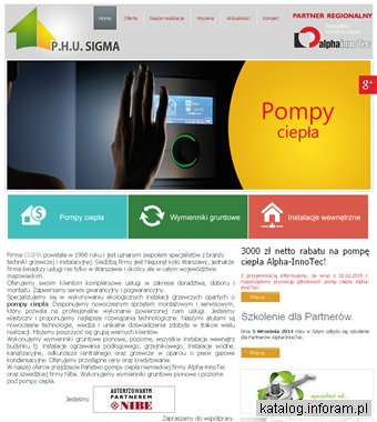 SIGMA pompy ciepła Nibe warszawa