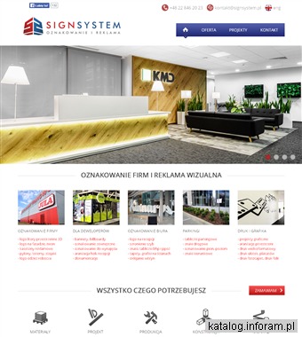 SignSystem.pl - Reklama zewnętrzna i oznakowanie firm