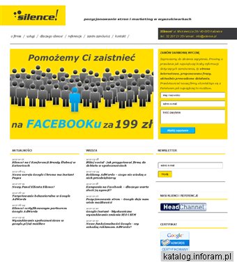 Pozycjonowanie stron www - silence.pl