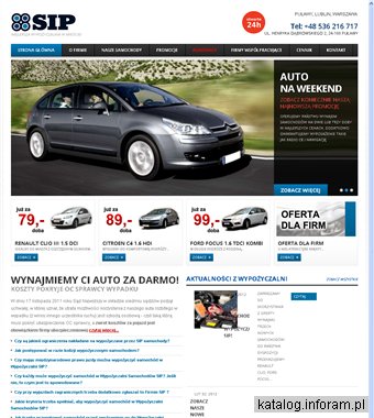 Wypożyczalnia samochodów SIP s.c. - Puławy, Lublin
