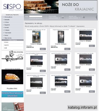 sispo.pl sklep z nożami do krajalnic chleba i nie tylko...