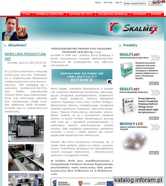 sklamex - montaż smd, systemy rejestracji czasu pracy