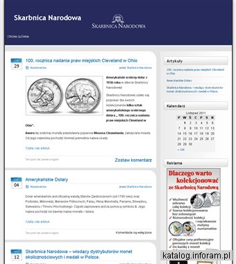 Medale i monety Skarbnicy Narodowej