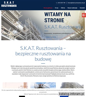 www.skatrusztowania.com.pl rusztowania