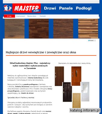 SKŁAD HANDLOWY J. WYŹLIC drewniane okna Żuromin