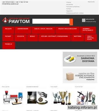 Grawerowanie - sklep-pawtom.pl