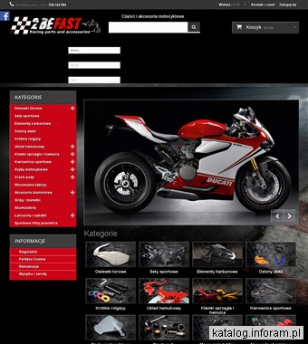 Akcesoria motocyklowe, crash pady, szyby motocyklowe - 2BeFast