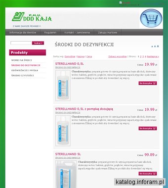 Sklep DDD KAJA - środki czystości