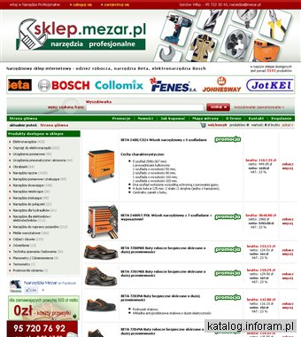Sklep narzędziowy MEZAR – Narzędzia Profesjonalne