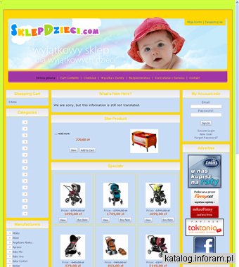 SklepDzieci.com - Wózki i krzesełka do karmienia