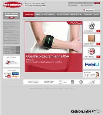 Sklep ortopedyczny, gorset ortopedyczny - Medicast