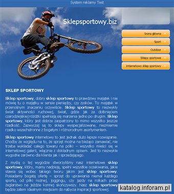 Internetowy sklep sportowy