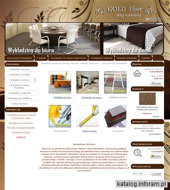Gold Floor - wykładziny dywanowe, biurowe, domowe
