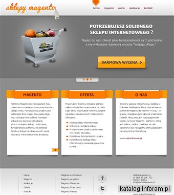 Tworzenie sklepów internetowych na platformie MAgento