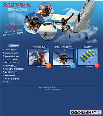 Skoki-tarm - skoki ze spadochronem