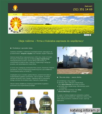 SKOLEJ S.C olej rzepakowy rafinowany kujawsko-pomorskie