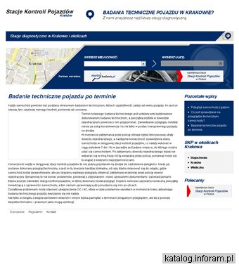 Stacje kontroli pojazdów Kraków