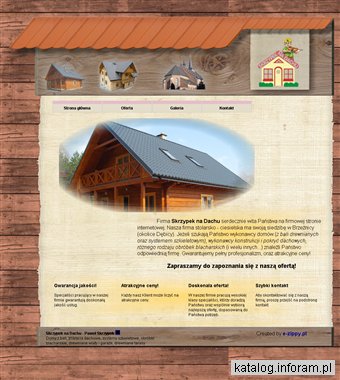 Usługi dekarskie, wykonawcy domów z bali, drewna - Skrzypek na dachu