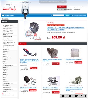 Skuterfan - części do skuterów i mtorowerów.