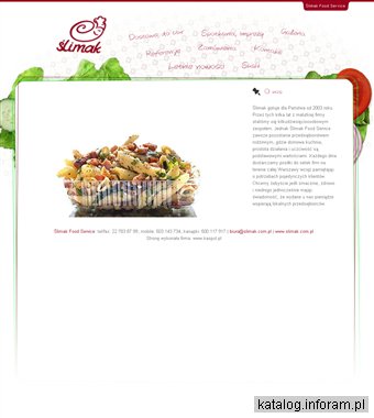 ŚLIMAK R. I D. LIZUN SC dostawa jedzenia dla firm Warszawa