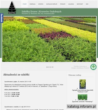 Szkółka Drzew i Krzewów Ozdobnych - Słota