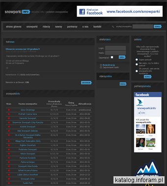 snowparki.info - aktualne informacje z polskich snowparków