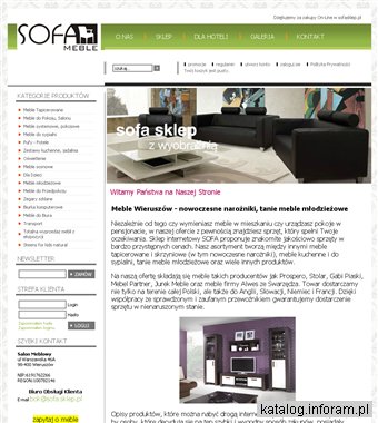 Sofy sklep internetowy, tanie meble młodzieżowe