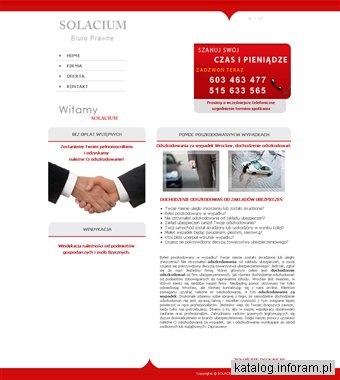 Biuro prawne SOLACIUM - odszkodowania za wypadek Wrocław