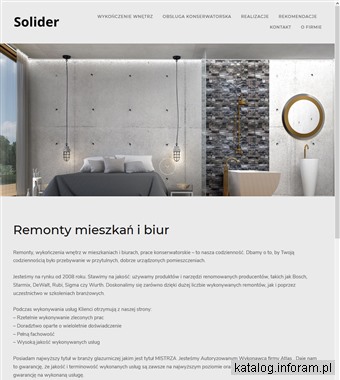 Solider - wykończenia wnętrz