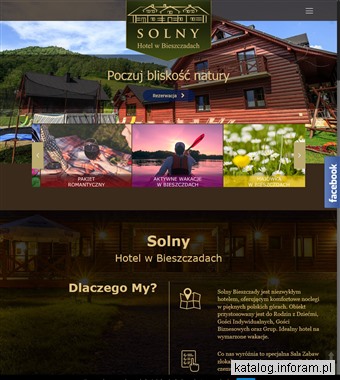 Wakacje w Bieszczadach - Hotel Solny