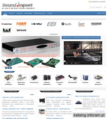 Sound Import - Profesjonalne urządzenia audio