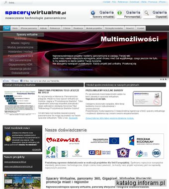 Spacery Wirtualne, panoramy sferyczne, szkolenia panoramiczne