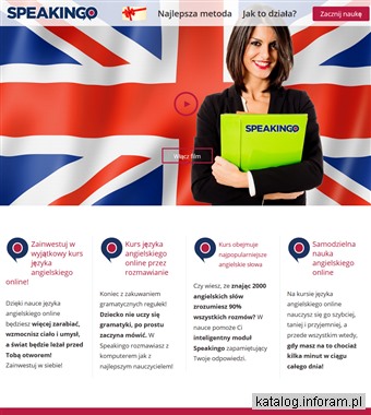 Nauka angielskiego w domu - www.speakingo.pl