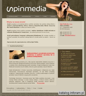 Audio marketing - www.spinmedia.pl
