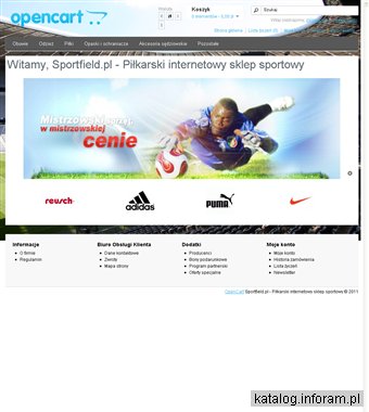 Internetowy sklep sportowy - sportfield.pl