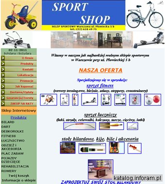 Sklep Sportowy w Warszawie