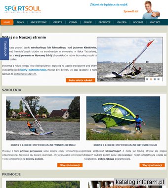 Szkolenia - windsurfing Klimkówka, lekcje pływania Wysowa Zdrój